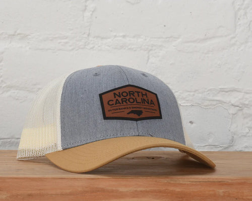 North Carolina Outerbanks Snapback - Cream