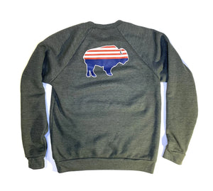 Unisex Bison Frontier Sweatshirt - Slim Fit