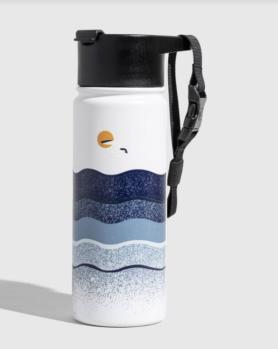 United By Blue Trippy Trees 32 oz. Insulated Steel Water Bottle